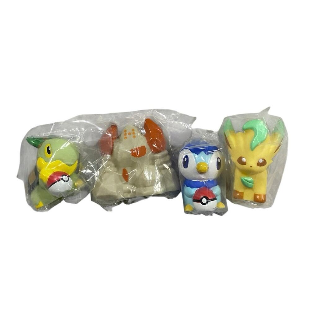 Vintage Bandai 2” Pokemon Finger Puppet Figures Set of 4